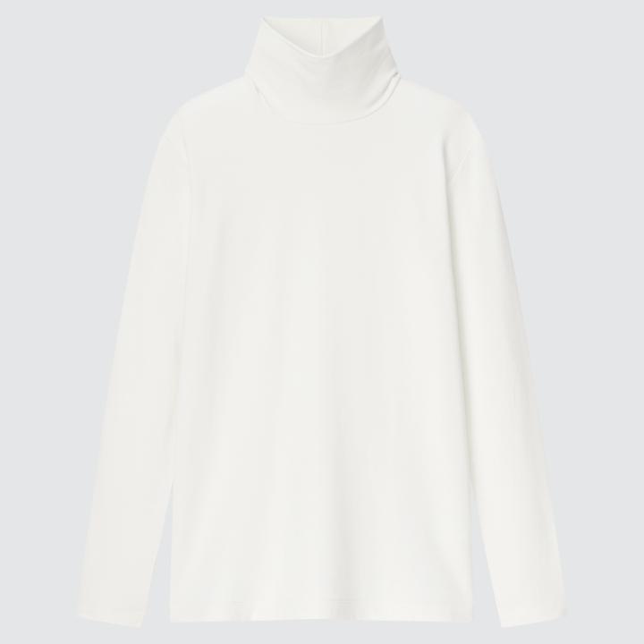 Uniqlo Heattech Cotton Turtleneck Long-sleeve T-shirt (extra Warm) (2021 Edition)