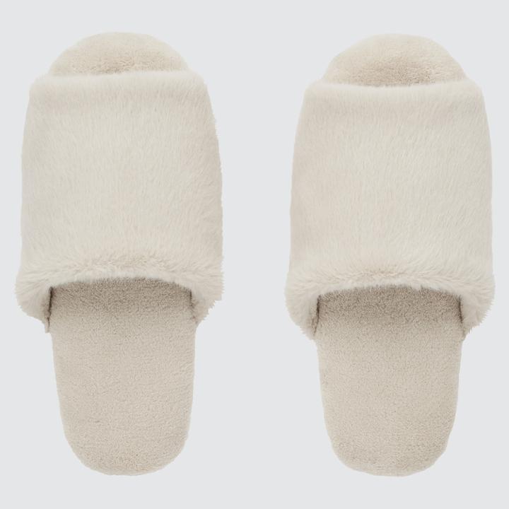 Uniqlo Fleece Furry Slippers