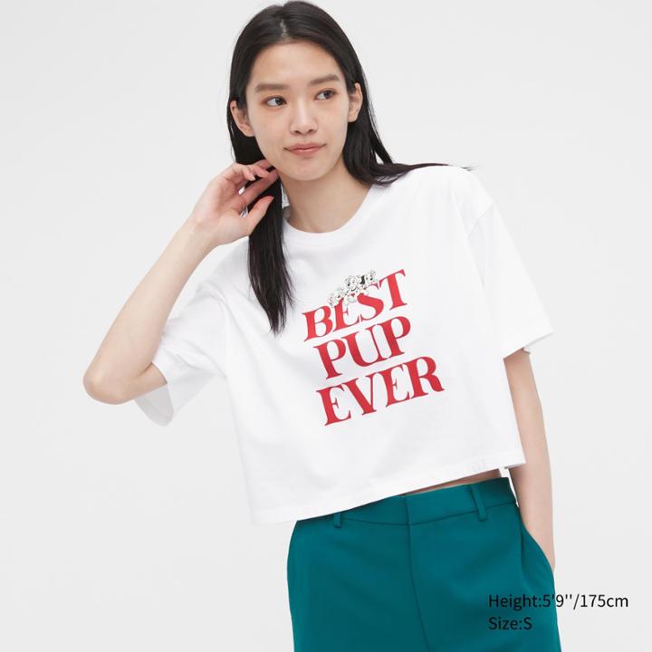 Uniqlo Disney Dearest Friends Cropped Ut (short-sleeve Graphic T-shirt)