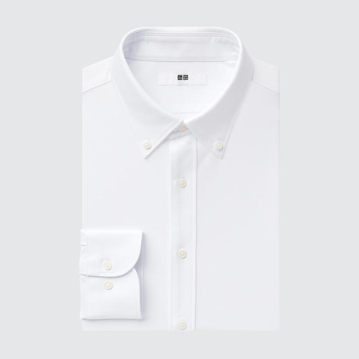 Uniqlo Non-iron Jersey Long-sleeve Shirt