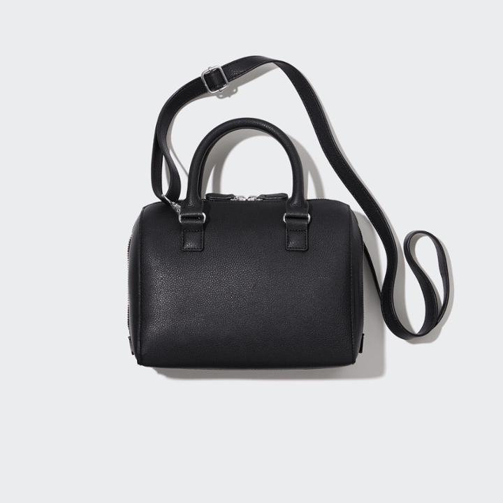 Uniqlo Faux-leather 2-way Boston Bag
