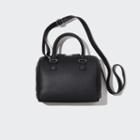 Uniqlo Faux-leather 2-way Boston Bag