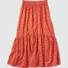 Uniqlo Paul & Joe Cotton Tiered Long Skirt