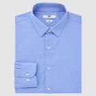 Uniqlo Easy Care Stretch Slim-fit Long-sleeve Shirt