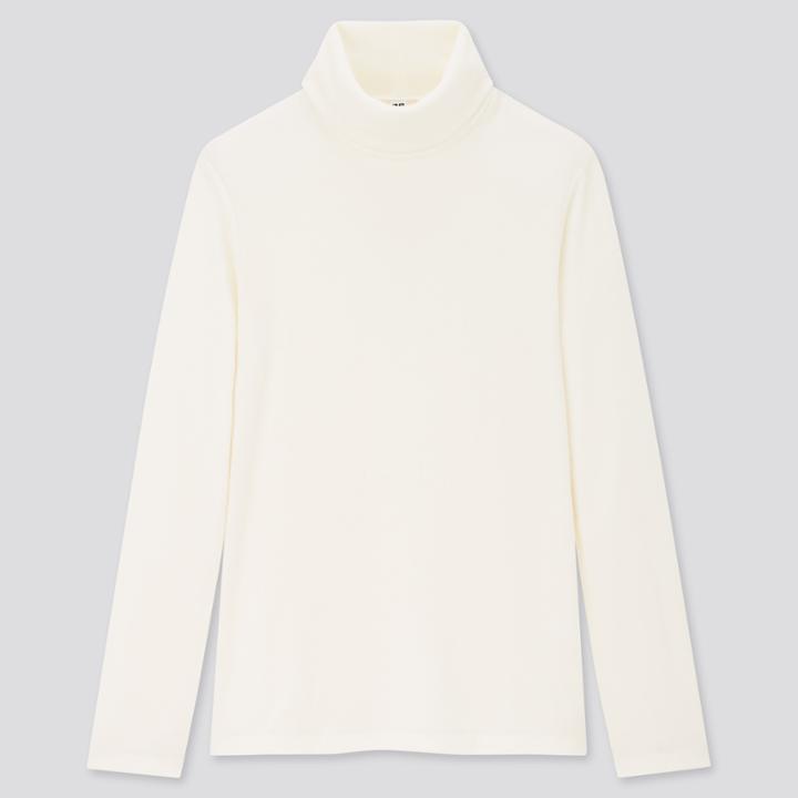 Uniqlo Heattech Fleece Turtleneck Long-sleeve T-shirt