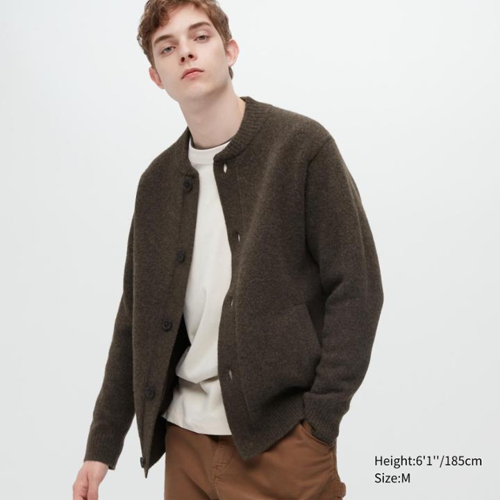 Uniqlo Souffle Yarn Long-sleeve Cardigan
