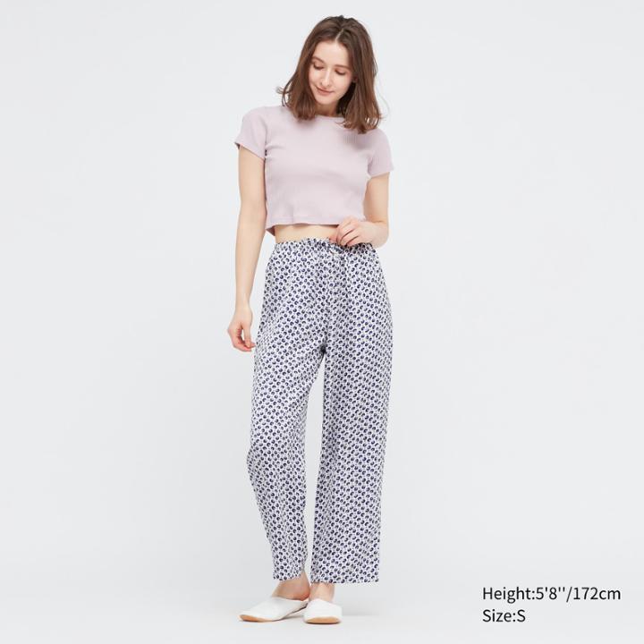 Uniqlo Satin Drape Straight Trousers
