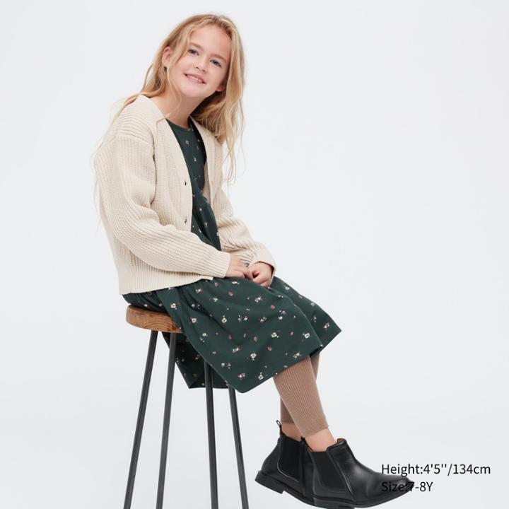 Uniqlo Washable Knit Long-sleeve Cardigan