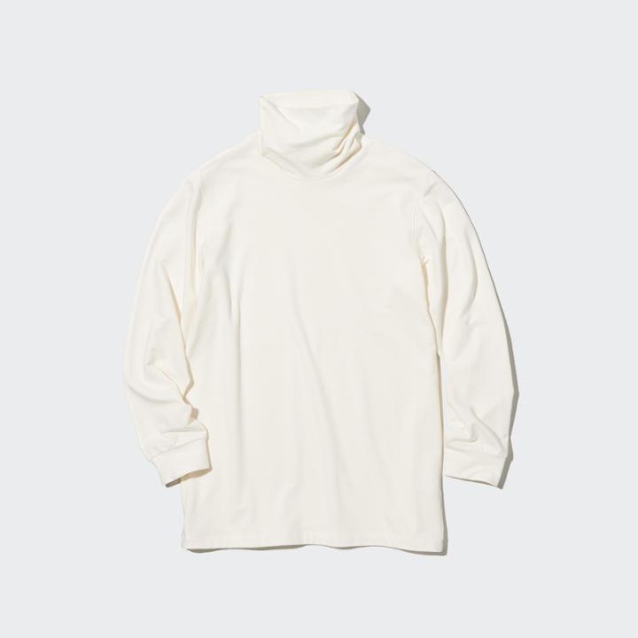 Uniqlo Heattech Extra Warm Cotton Turtleneck T-shirt