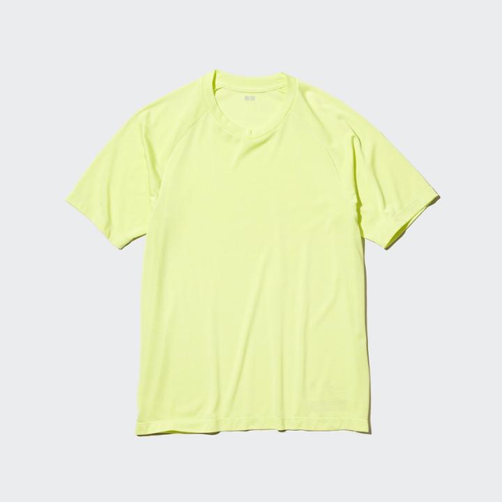 Uniqlo Dry-ex Mapping Printed Crew Neck Short-sleeve T-shirt