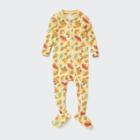 Uniqlo Footed Long-sleeve One-piece Outfit (squirrel)