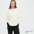 Uniqlo Cotton Dolman Oversized 3/4-sleeve T-shirt