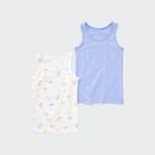 Uniqlo Joy Of Print Cotton Mesh Tank Top (set Of 2)