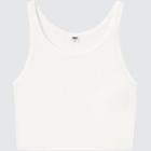 Uniqlo Ribbed Sleeveless Cropped Top