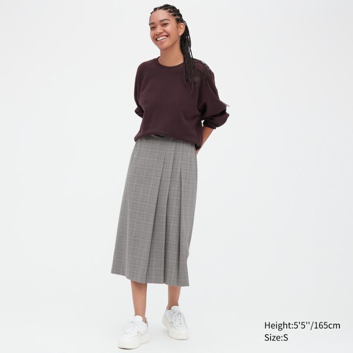 Uniqlo Side Pleated Narrow Skirt (short)