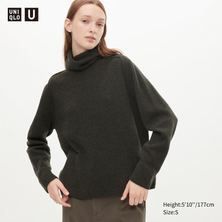 Uniqlo U Premium Lambswool Turtleneck Sweater