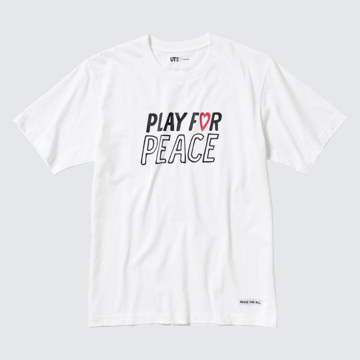 Uniqlo Peace For All (kei Nishikori) (short-sleeve Graphic T-shirt)