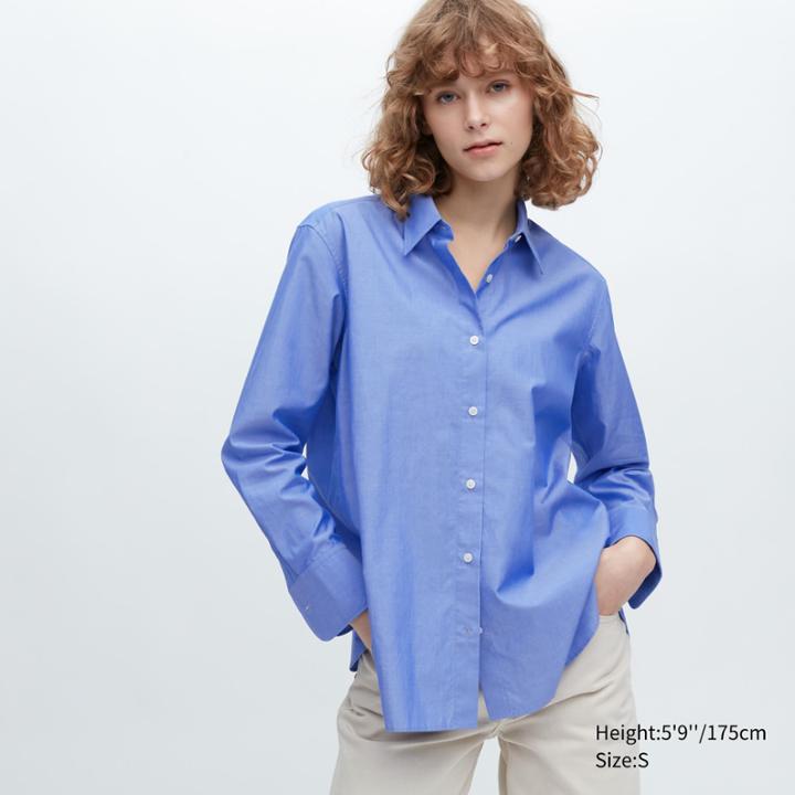 Uniqlo Cotton Long-sleeve Shirt
