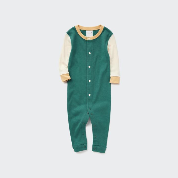 Uniqlo Ribbed 1*1 Long-sleeve One Piece Outfit