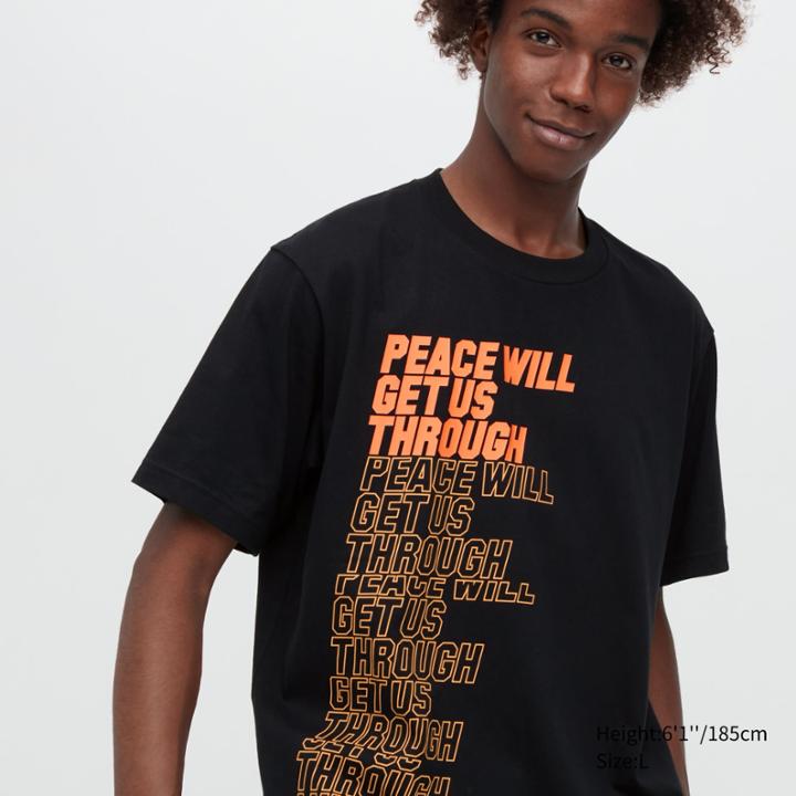 Uniqlo Peace For All Ut (shingo Kunieda) (short Sleeve Graphic T-shirt)