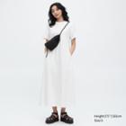 Uniqlo Mercerized Cotton Short-sleeve A-line Dress