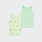 Uniqlo Joy Of Print Cotton Mesh Tank Top (2-pack)