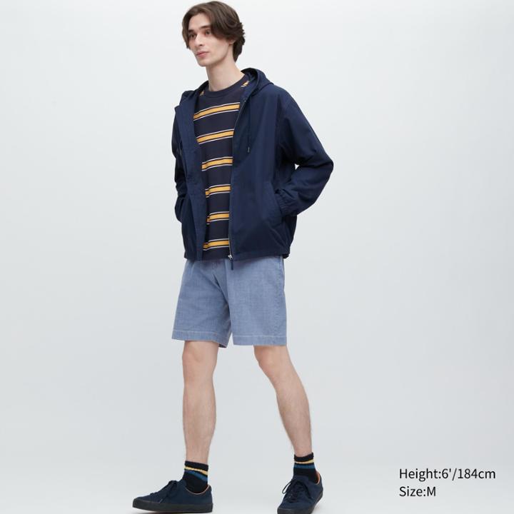 Uniqlo Chambray Stretch Easy Shorts