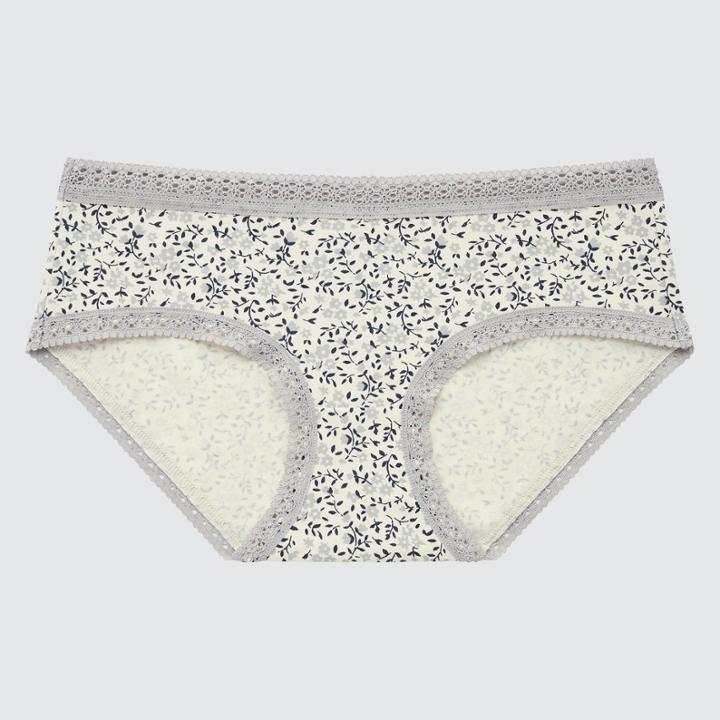 Uniqlo Mini-flower Print Hip Huggers