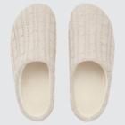 Uniqlo Washable Cable Knit Rubber-soled Slippers