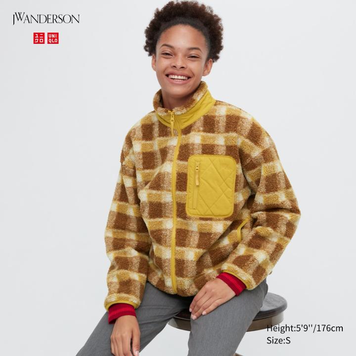 Uniqlo Windproof Outer Fleece Printed Jacket (jw Anderson)