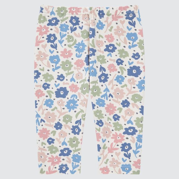 Uniqlo Cropped Leggings (flower)