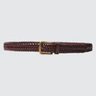 Uniqlo Leather Mesh Belt