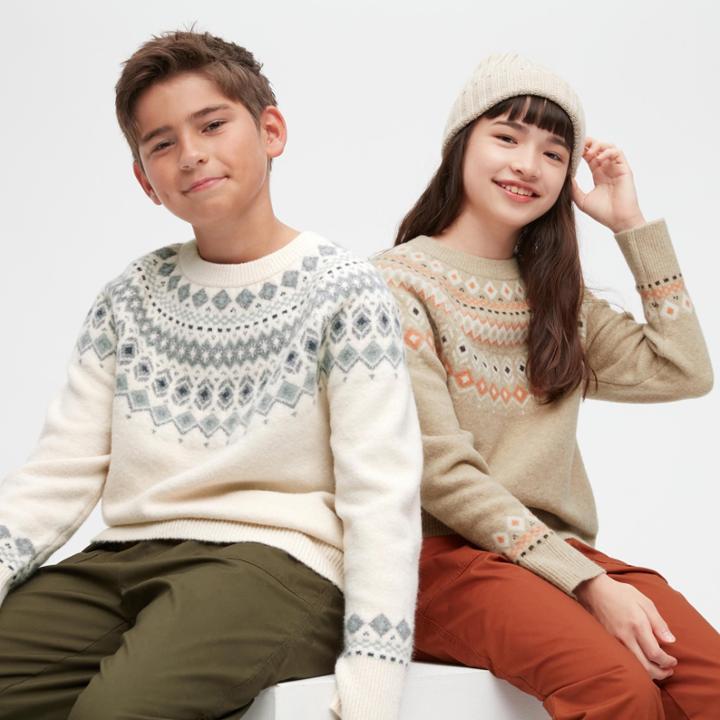 Uniqlo Souffle Yarn Sweater (fair Isle)