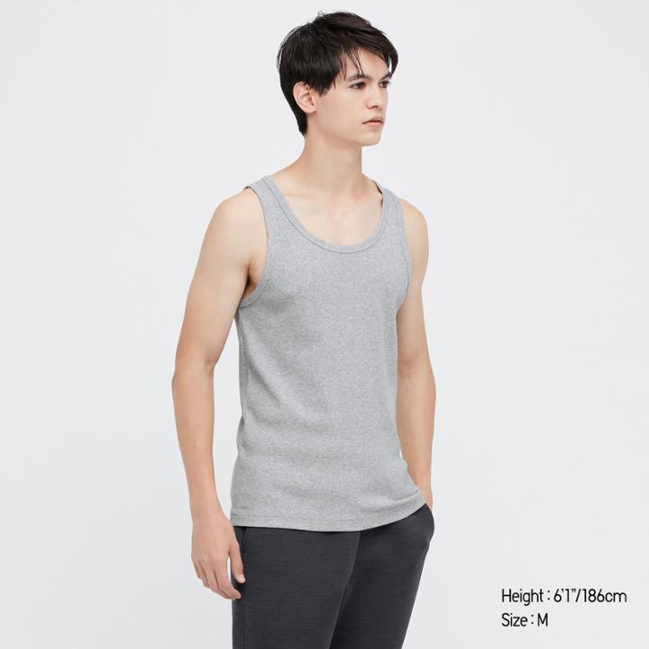 Uniqlo Dry Color Ribbed Tank Top