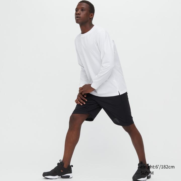 Uniqlo Airism Cotton Uv Protection Crew Neck T-shirt