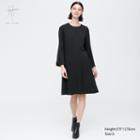 Uniqlo Long-sleeve Flare Mini Dress (hana Tajima)