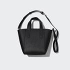 Uniqlo Faux Leather 2-way Wide Tote Bag