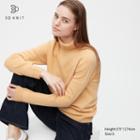 Uniqlo 3d Knit Cashmere Turtleneck Long-sleeve Sweater