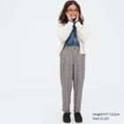 Uniqlo Tuck Wide Tapered Pants (glen Plaid)