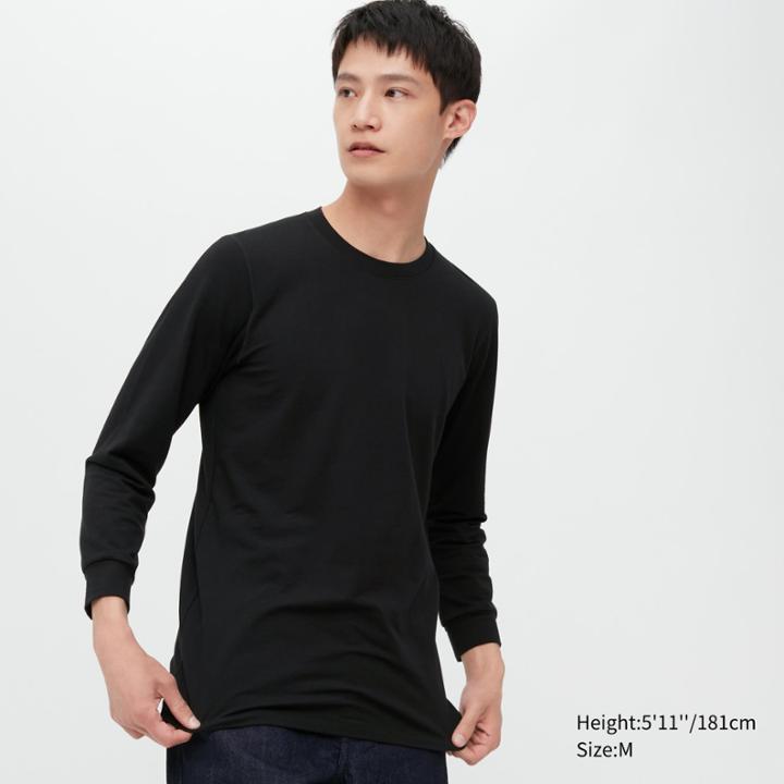 Uniqlo Heattech Cotton Crew Neck T-shirt (extra Warm)