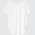 Uniqlo Airism Seamless V-neck Long T-shirt