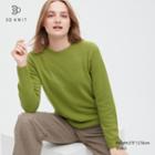 Uniqlo 3d Knit Cashmere Crew Neck Long-sleeve Sweater