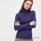 Uniqlo Extra Fine Merino Ribbed Turtleneck Long-sleeve Sweater