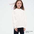 Uniqlo Smooth Cotton Frill Long-sleeve T-shirt