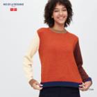 Uniqlo Color Combination Crew Neck Long-sleeve Sweater (ines De La Fressange)
