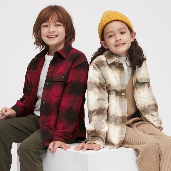 Uniqlo Pile-lined Flannel Shirt Jacket