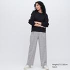 Uniqlo Wide-fit Pleated Pants (checked)