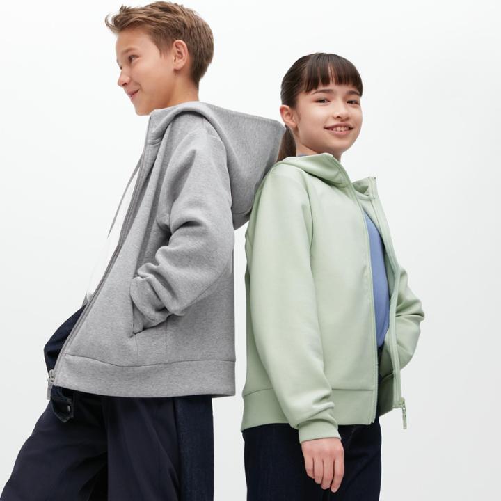 Uniqlo Ultra Stretch Dry Sweat Long Sleeve Full-zip Hoodie