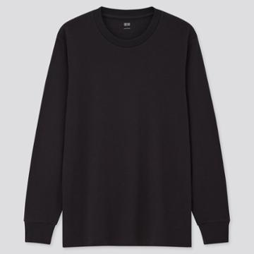 Uniqlo Soft Touch Crew Neck Long-sleeve T-shirt