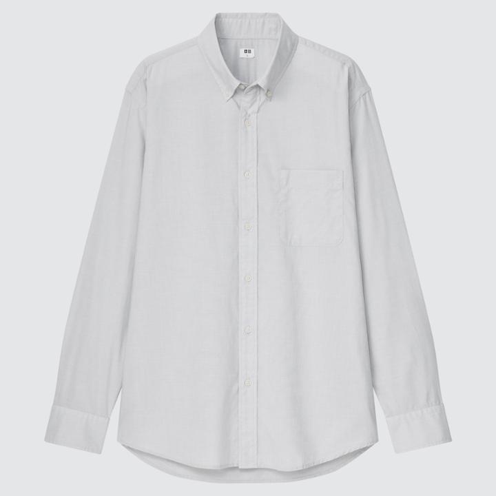 Uniqlo Extra Fine Cotton Broadcloth Long-sleeve Shirt